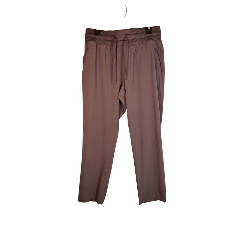 Free Fly Women Brown Mauve Lightweight Stretch Jogger Pants Size Large